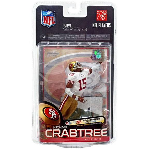 McFarlane NFL Sports Picks Series 23 Michael Crabtree Action Figure (White Jersey)