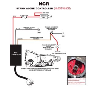 4L80E Transmission Controller Compatible with 1994-Up GM Vehicles, Replaces NCR80E, Manual Shift, Lock Up Switch Included