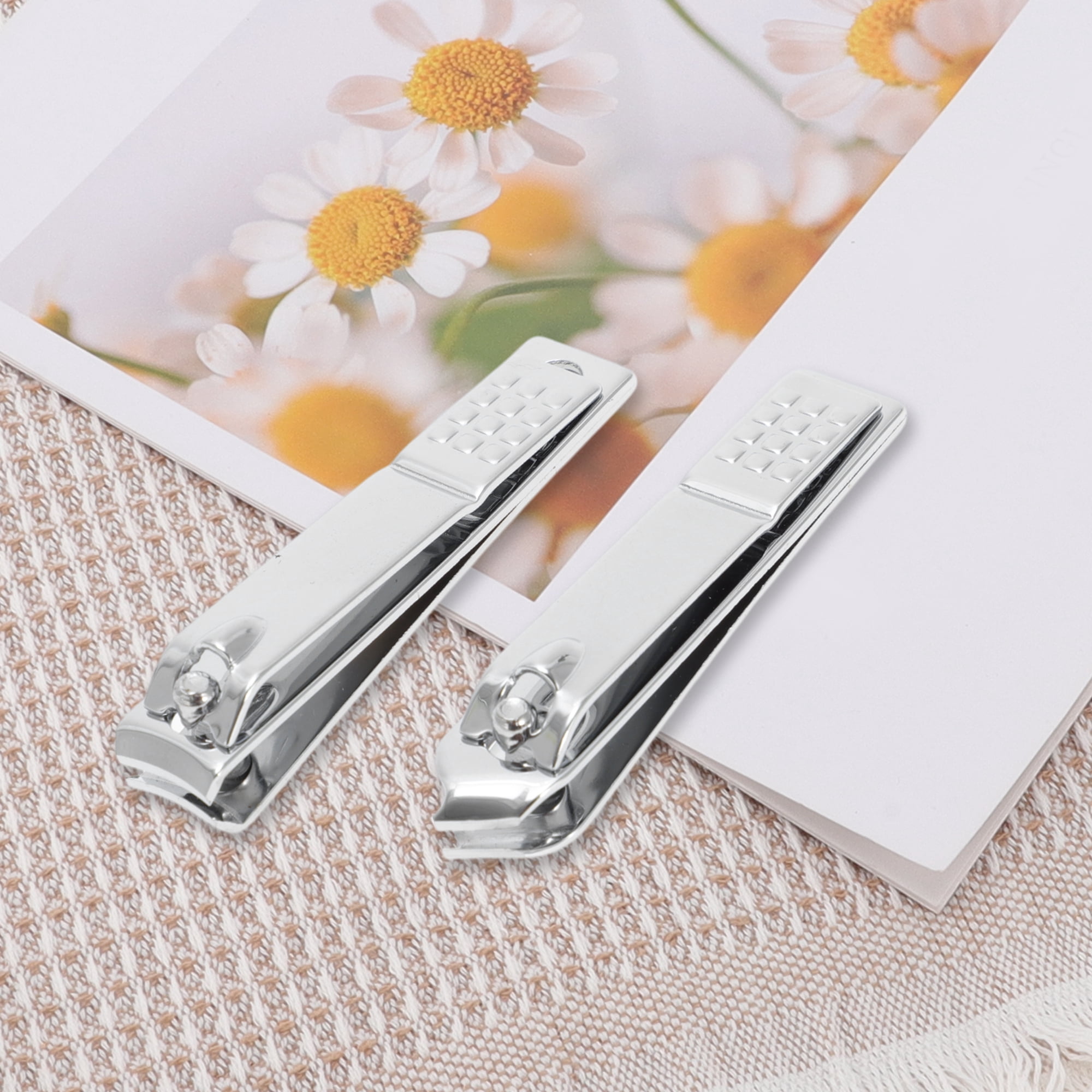Unique Bargains 7pcs Nail Clippers Set with Ergonomic Handle 2.36"