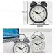 thumbnail image 3 of Reloj despertador de metal para dormitorio SAYTAY de 7,6 cm (3 pulgadas), ideal para la decoración del hogar de estudiantes., 3 of 4