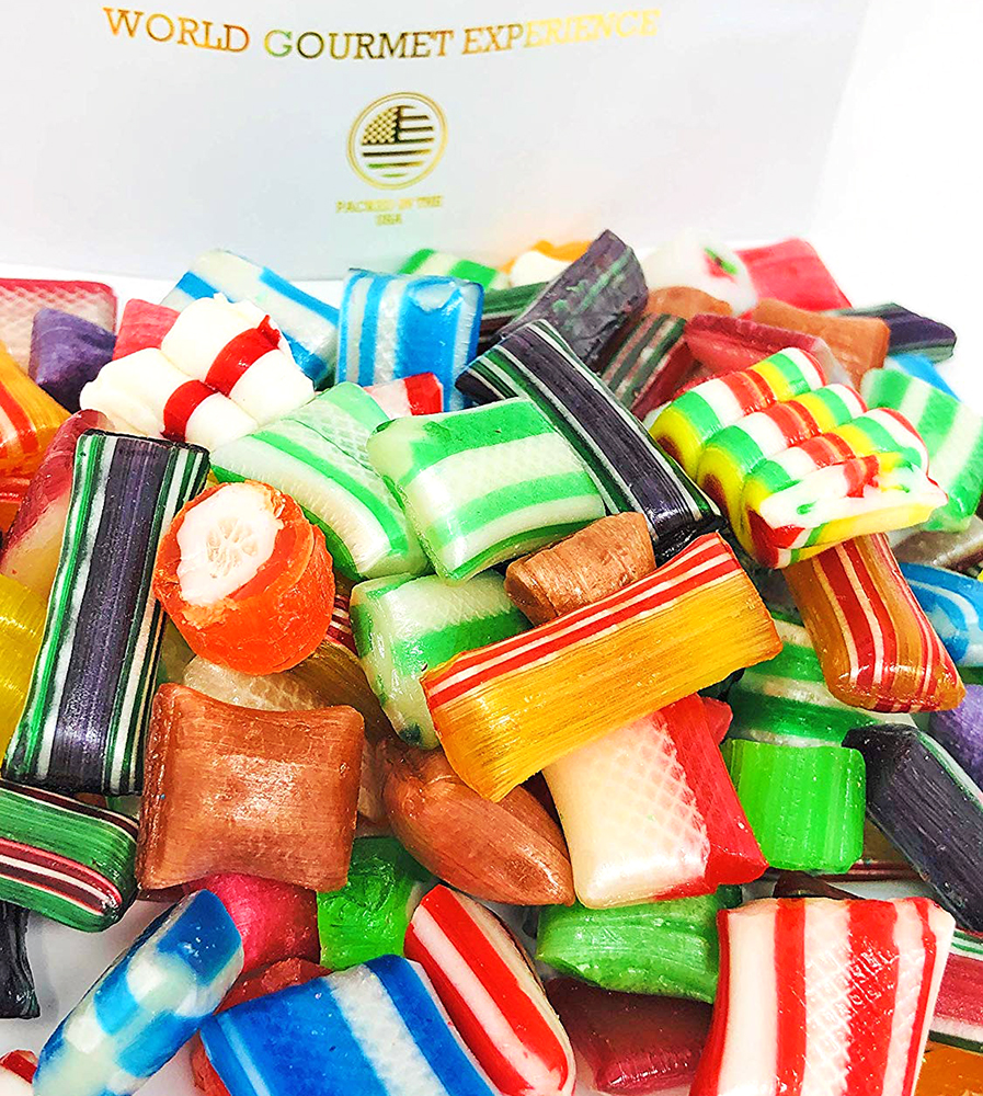 SweetGourmet Deluxe Old Fashioned Christmas Mix  Hard Candies  Bulk Unwrapped  4 Pounds 