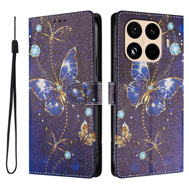 FOXDOCK Funda Tipo Cartera para Xiaomi 15T con Soporte y Correa – Diseño de Patrones Lindos