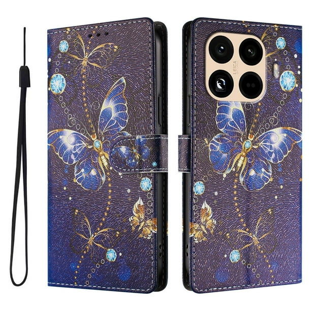 FOXDOCK Funda Tipo Cartera para Xiaomi 15T con Soporte y Correa – Diseño de Patrones Lindos