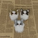 thumbnail image 4 of Juguete de Animales de Peluche Modelo de Gato Accesorio Decorativo para Cáscara de Teléfono Móvil DIY Oscuro, 4 of 9