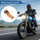 thumbnail image 2 of Palancas de freno y embrague largas únicas para Ducati 996/998/B/S/R 1999-2003, ajustables en 6 posiciones, palanca de freno de manillar de motocicleta de aleación de aluminio naranja, 1 par, 2 of 7