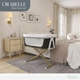 thumbnail image 2 of Evolur Orabelle Bedside Bassinet and Sleeper for Baby in Black, Easy to Fold and Carry in Black, 2 of 16