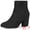 Black, variant on DARING DIVA Stylish Heel Round Toe and Chunky Heels Boots Black 7