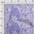 thumbnail image 2 of oneOone Rayon Medium Purple Fabric Tropical Leaf With Geometrical Diy Clothing Quilting Fabric Print Fabric By Yard 56 Inch Wide, 2 of 4