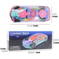 thumbnail image 2 of Transparent Toy Car for Toddlers, Mechanical Gear Racing Car with Colorful Light and Music, 2 of 5