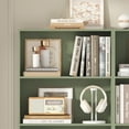 thumbnail image 6 of Homfa 6 Tier Tall Bookshelf and Bookcase, Wooden Bookcase Display Shelf for Living Room Home Office Library Storage, Green, 6 of 9
