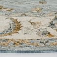 thumbnail image 3 of Safavieh Hamilton Finnian Oriental Polyester Area Rug, Blue/Gold, 6'7" x 6'7" Round, 3 of 10