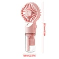 thumbnail image 2 of Needhep Quiet Bladeless Fan With Remote,Fan for Baby Stroller, Small Table Fans For Bedroom, Table Fan Oscillating, Small Fans for Desk (Pink), 2 of 2