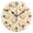 Black, variant on Toasts Pattern Wall Clock 10in Round Artistic Oil Painting Home Decor Desk Table Clock
