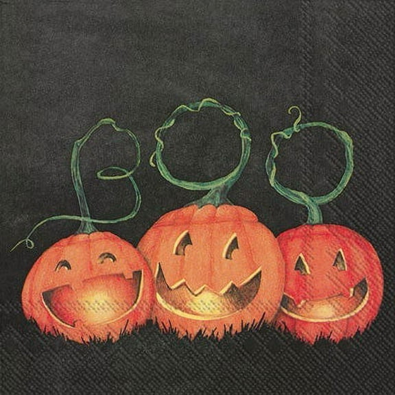 Boo Pumpkins Cocktail Napkins