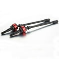 thumbnail image 2 of 2Pair Stainless Steel Cvd Drive Shaft Front Axle Rc Parts for Axial Scx10 Crawler Rc Car Red, 2 of 5