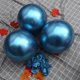 thumbnail image 3 of 50 globos metálicos de látex de 12 pulgadas, gruesos, decorativos, para fiestas, cumpleaños, bodas, baby showers, reuniones, festivales, color azul., 3 of 7