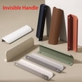 thumbnail image 3 of Cupboard New Hardware Hidden Furniture Door Knobs Invisible Door Handle Aluminum Alloy Drawer Pulls Handle GREY 120MM, 3 of 8