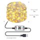 thumbnail image 2 of leyfeng Luces de hadas Luces LED Enchufe USB Luces de cadena 16 millones de colores Cambio de cobre, 2 of 8