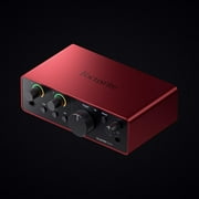 Scarlett Solo 4th Gen USB Interface with Software Suite, Bundle with 6' XLR Microphone Cable and Pop Filter