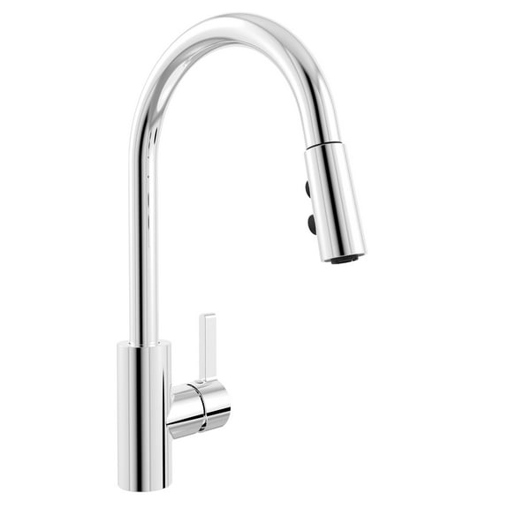Belanger EBI78CCP Single Handle Pull-Down Kitchen Faucet, Polished Chrome