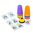 thumbnail image 4 of Stacking Cups, Interactive Education Stacking Cups Toy Quick Stacking Cups Durable Stacking Cups Toy for Boys Girls, 4 of 8