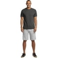 thumbnail image 3 of Men's Cotton Lightweight Terry Shorts with Pockets, Sweat Shorts, Heather Grey L, 1 Pack, 3 of 4