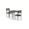 thumbnail image 3 of Home dining mesa set para 2 - 3 piece dining mesa y sillas set con spiral mesa legs para small spaces, kitchens, y apartments, 3 of 6