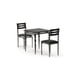thumbnail image 3 of cm de Alturaogar cm de Profundidadining Mesa Set para 2 3 Piece cm de Profundidadining Mesa y Chairs Set con Spiral Mesa Legs para Pequeño Spaces Kitchens y Apartments, 3 of 6