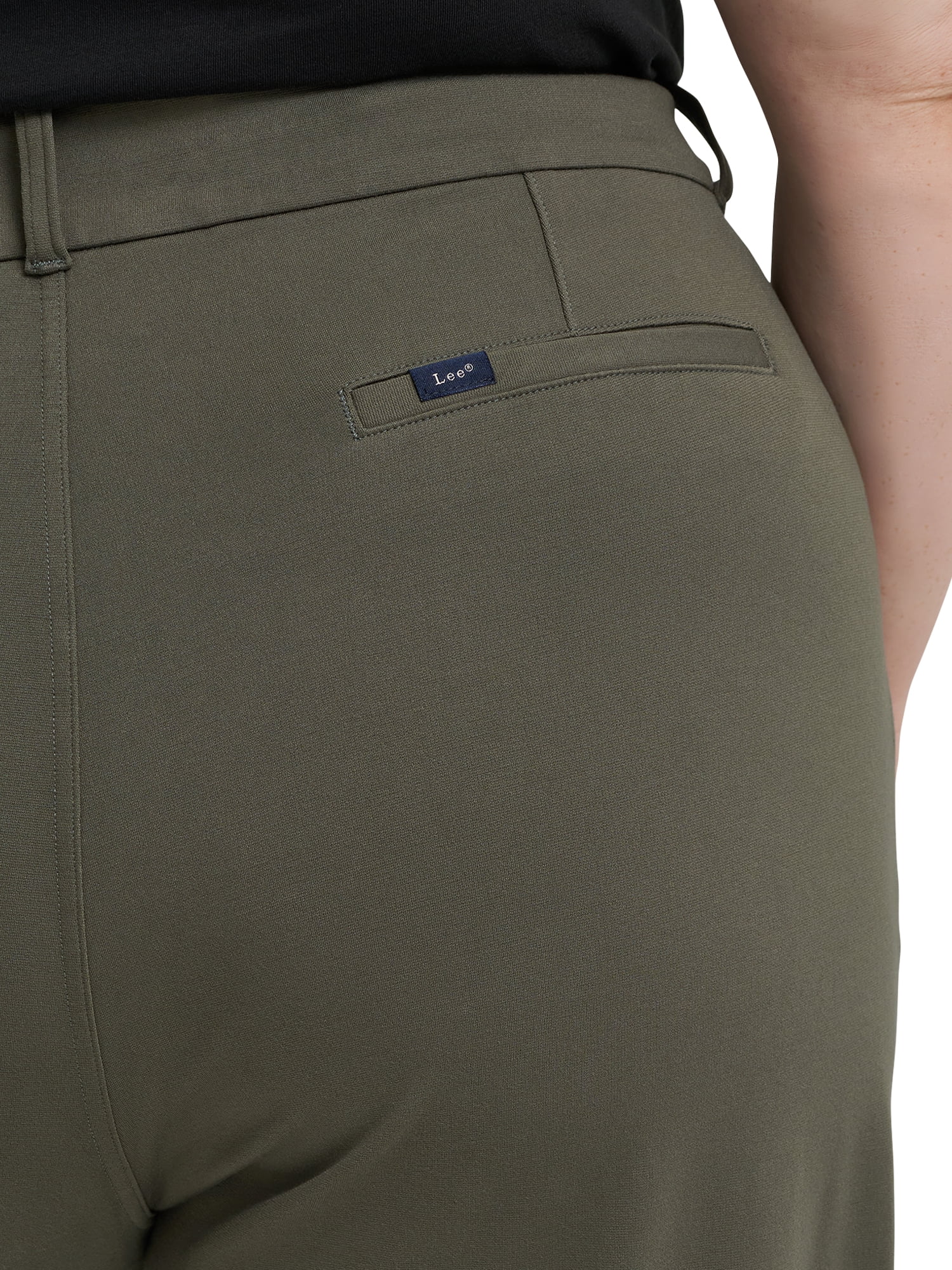 Lee® Women's Plus Pull-On Comfort Waist A-Line Knit Pant