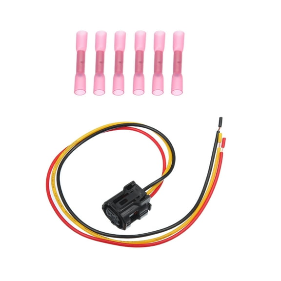 Camshaft Position Sensor Connector Pigtail Plug for Toyota Metal Plastic Rubber 90919-05060 46393JF 1Set