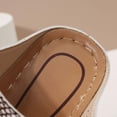 thumbnail image 5 of Dakaela Women's Orthopedic Wedge Sandals Leather Summer Open Toe Dressy Walking Shoes Size 6-9, 5 of 7