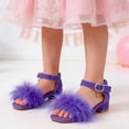 thumbnail image 2 of MEZZALL Girls Sandals Heeled Flip Flops For Kids With Elegant Dressy Sandals Kids For Parties And Occasions Versatile Toddler Shoes, 2 of 9
