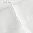 thumbnail image 3 of DriftAway Extra Long Linen Textured Sheer Pinch Pleat Curtains 2 Panels 2 Story House Tall Curtains for High Ceiling Long Window High Living Room Light Filtering Back Tab 52 Inch by 252 Inch White, 3 of 9