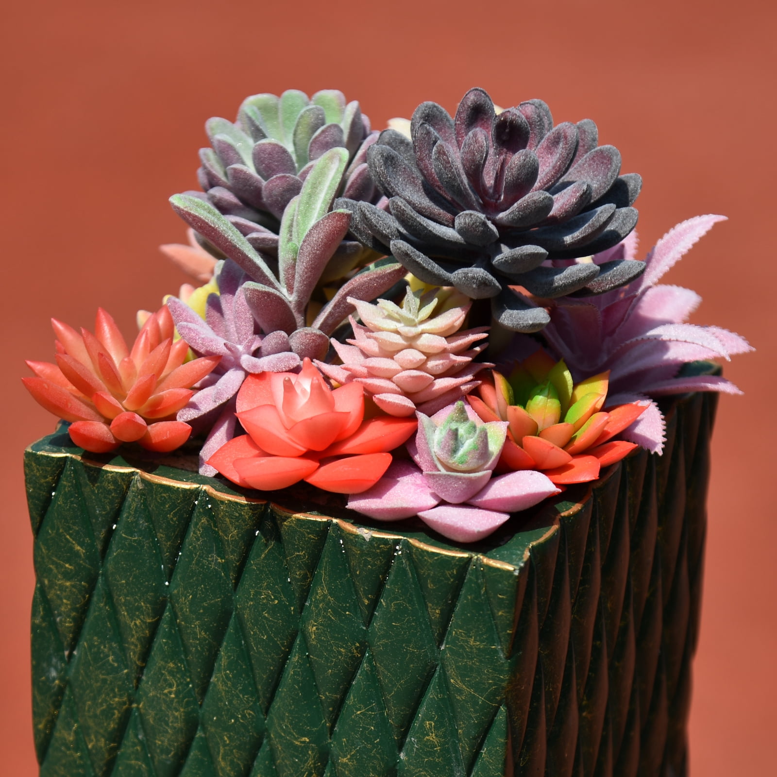 Thatswut - 15 Pack Bulk Large Assorted Realistic Artificial Faux Succulents Aloe Plants Realistic Fake Succulent Plants