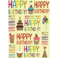 thumbnail image 2 of ABPHOTO Polyester 5x7ft Happy Birthday Backdrops Photography Cake Smash and Children Party Photo Studio Background, 2 of 3