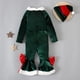 thumbnail image 5 of Ounissouiy Disfraz de Navidad para niñas, manga larga, parte inferior de campana con sombrero, traje cálido, atuendo para disparar, accesorios, Kits de decoración para fiestas Verde 120 yardas, 5 of 6