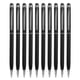 thumbnail image 2 of Stylus, 2 En 1 Stylus De Pantalla Táctil 10 Piezas Metal Universal Con Diseño De Clip Para PC Para Teléfonos Inteligentes Para Tabletas ANGGREK Negro, 2 of 8