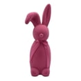 thumbnail image 2 of Fesfesfes Easter Decorations Flocked Bunny Kit Easter Table Decor Spring Table Centerpieces Bunny Figurines Decorations Solid Color Bunny Centerpiece Tabletop for Home Office Indoor Party, 2 of 6