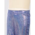 thumbnail image 7 of MSemis Girls Shiny Metallic Flare Pants Bell Bottom Wide Leg Trousers Dancewear, 7 of 7