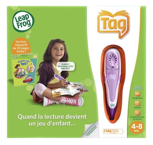 Stylo lecteur Tag 32 Mo - rose version française