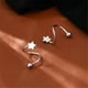 thumbnail image 5 of Pendientes de primavera para mujer con diseño de nicho de pendientes simple y personalizado, pendientes de estrella de amor de alta gama, 5 of 6