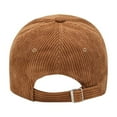 thumbnail image 6 of Riforla Corduroy Baseball Cap for Men and Women Stylish Casual Sun Hat Versatile Soft Texture Sunshade Cap Hats for Woman Khaki, 6 of 8