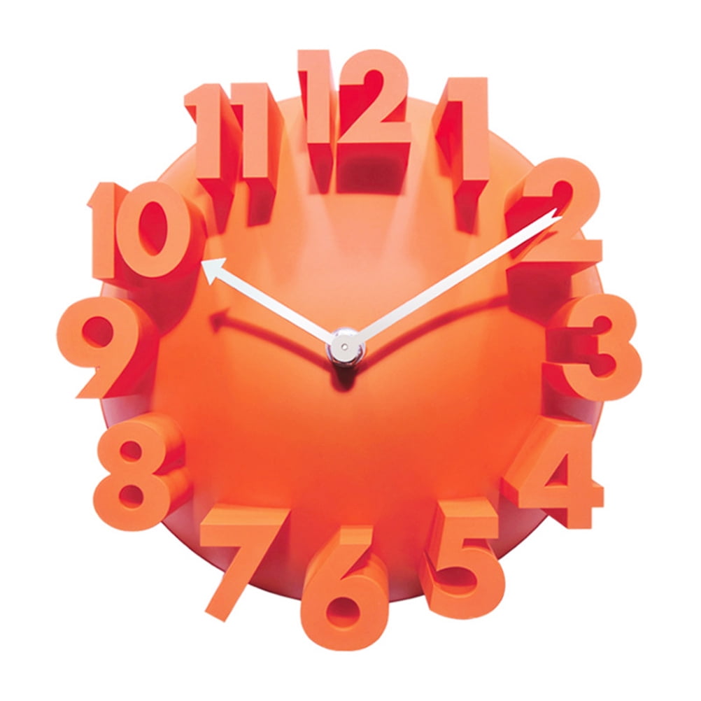 YOSADIER Creative Digital Wall Hanging Clock for Bedroom and Living Room