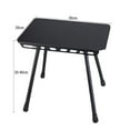 thumbnail image 3 of Camping Folding Stool Lightweight Pony Stool Dual-Use Adjustable Height Picnic Table Chair, 3 of 6