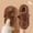 Brown, variant on KANG Capybara Slippers For Girls Cozy Indoor Winter Shoes With Sole For Kids