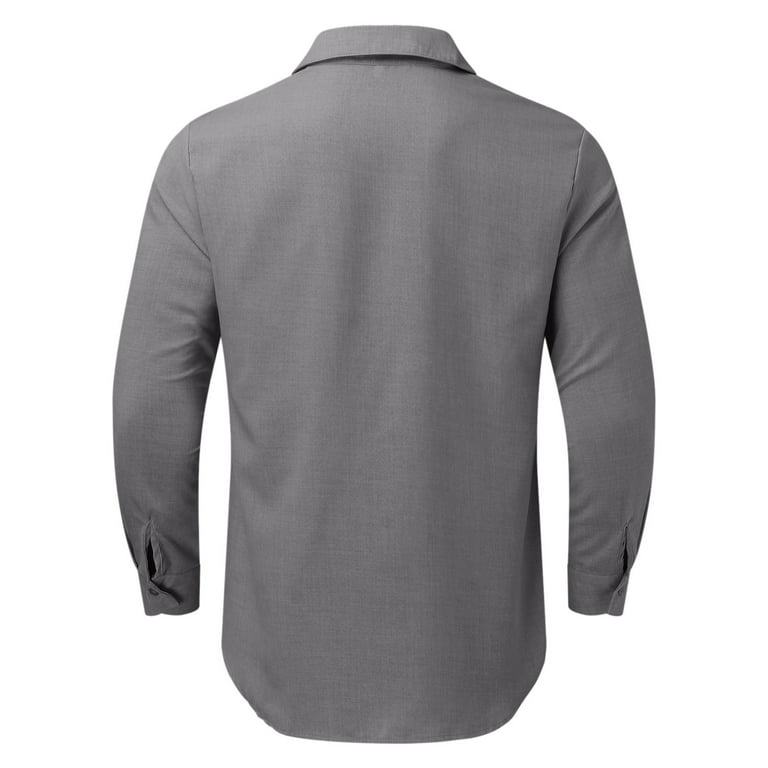 adviicd Tshirts Shirts For Men Mens Fishing Shirts Long Sleeve UPF 50 Sun  Potection UV Shirts for Hiking Work Button Down Shirts with Velcro Pockets