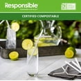 thumbnail image 3 of Compostable 7.75" Bioplastic Flexible Straw Individual Wrapped, 3 of 3