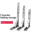 thumbnail image 4 of Folding Shelf Brackets Diy Wall Mounted Shelf Bracket For Folding Work Bench, 4 of 9