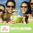 thumbnail image 5 of KAKOWELY 2 gafas de sol hawaianas de playa con diseño de piña y flamenco, divertidas y decorativas, para fiestas hawaianas, con forma de fruta, suministros para fiestas de baile., 5 of 5
