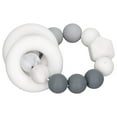 thumbnail image 1 of Mordedor De Silicona, Elástico Fácil De Agarrar Múltiples Superficies De Masticación Bordes Moldeados Masaje Encías Doloridas Anillo De Dentición De Silicona Perlas Para El ANGGREK Silicone Baby Toy, 1 of 8